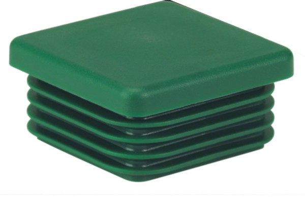Kappen, Kunststoff, grün, 50x50mm