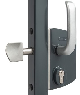 SCHIEBETORSCHLOSS LOCINOX anthrazit, 60mm