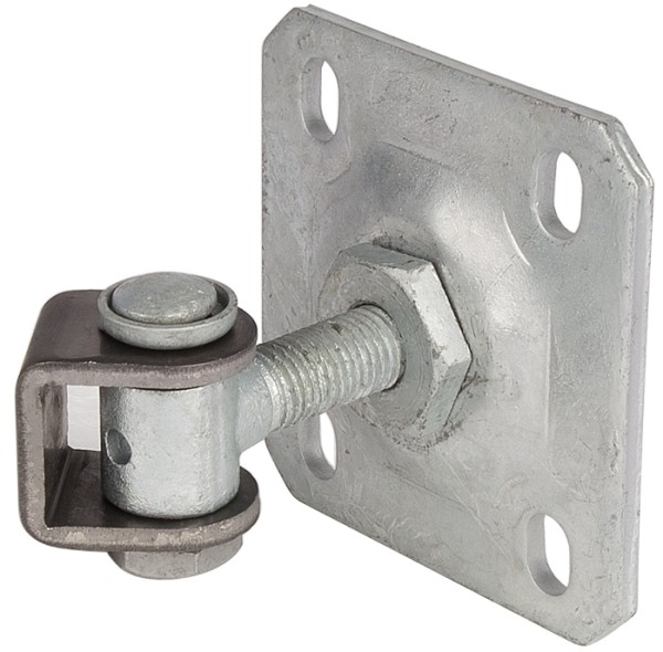 90° Anti-Vandalismus Torband mit Mauerplatte G90WP