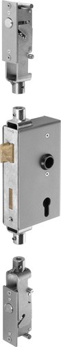 Schlossgehäuse 40mm mit Mehrfachverrriegelung vertikal