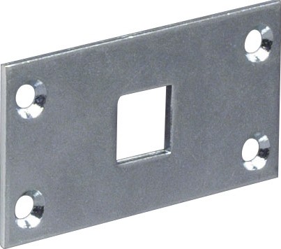 Schließblech für 16 und 19mm Vierkantstange
