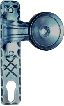 gekröpfter Flachknopf auf 92er Schild, Serie XX