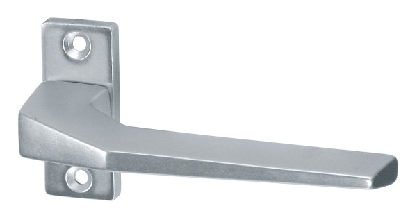 Drückerlochteil auf Rosette Alu F1