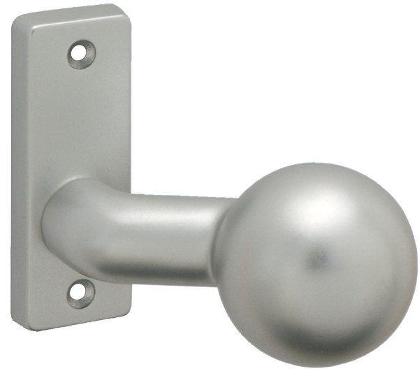 Gekröpfte Kugel, fest auf Rosette 88x32mm