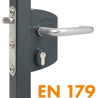 PANIK, Anschraubschloss 40-60,anthazit 7016, nach EN 179