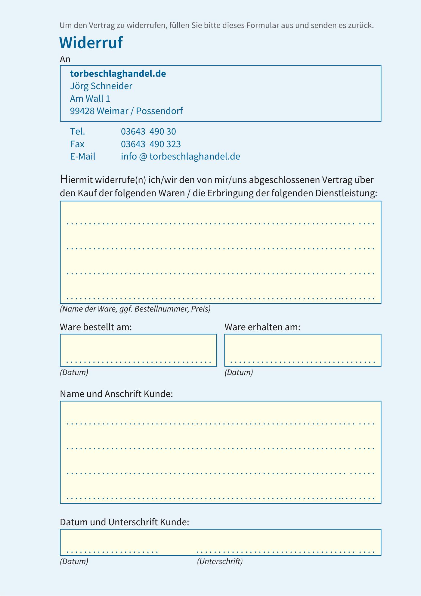 Bild K_Widerrufsformular