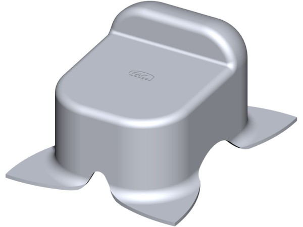 Toranschlag, verzinkt zum Einbetonieren