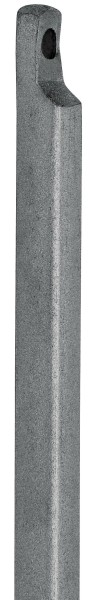 Vierkantstange 19x19mm, 1250mm lang, verzinkt