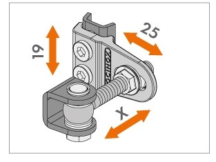 4D-TORBAND GBMU, M16, Lasche anthrazit 7016