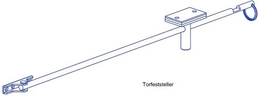 Torfeststeller TSF85 für Garagentore