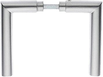 Drückerpaar, Gehrungs-Optik, Alu F1