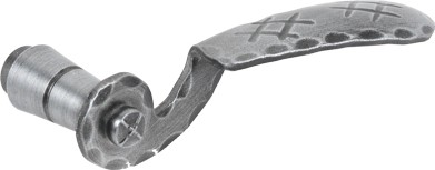 Drücker Serie XX,rechts stahlgrau