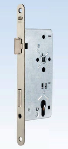 Haustürschloss, D 65mm, Stulp 24mm, DIN Links