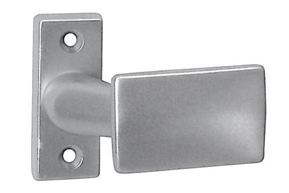 Gekröpfter Knopf, drehbar auf Rosette 71x29mm