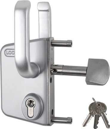 SCHIEBETORSCHLOSS LOCINOX SILBer 80mm