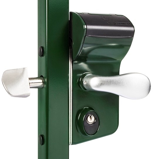 Codeschloss Schiebetor 60mm, moosgrün