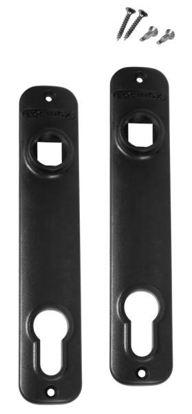 KURZSCHILD,92ER,KUNSTSTOFF,LOCINOX