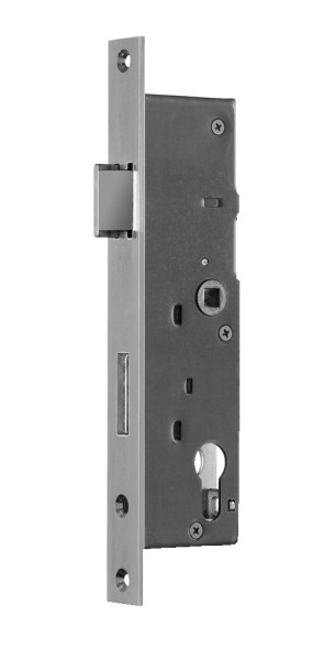 Rohrrahmenschloss, Dorn 22mm, Stulp verz. Entf. 72mm Nemef