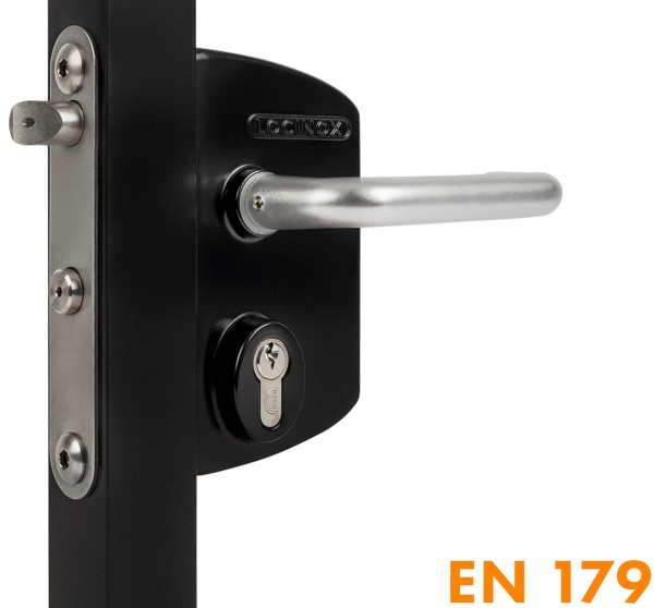 PANIK, Anschraubschloss 40-60,schwarz nach EN 179