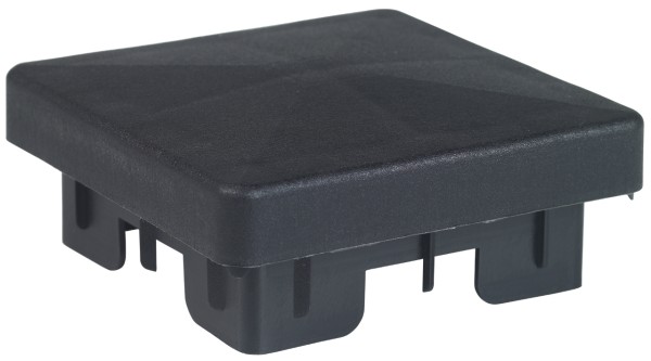 Kappen, Kunststoff schwarz 100x100mm